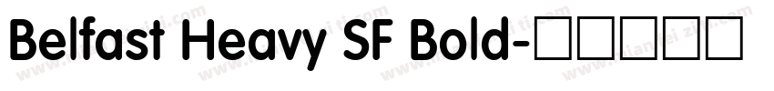 Belfast Heavy SF Bold字体转换